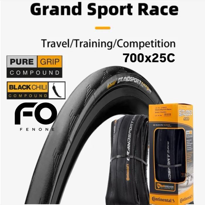 CONTINENTAL GRAND SPORT RACE 700x25C / TIRE BAN LUAR SEPEDA CONTINENTAL 700x25C