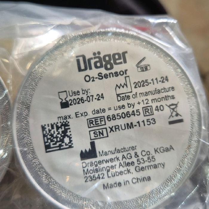 O2 CELL DRAGER 6850645 drager Oksigen sensor
