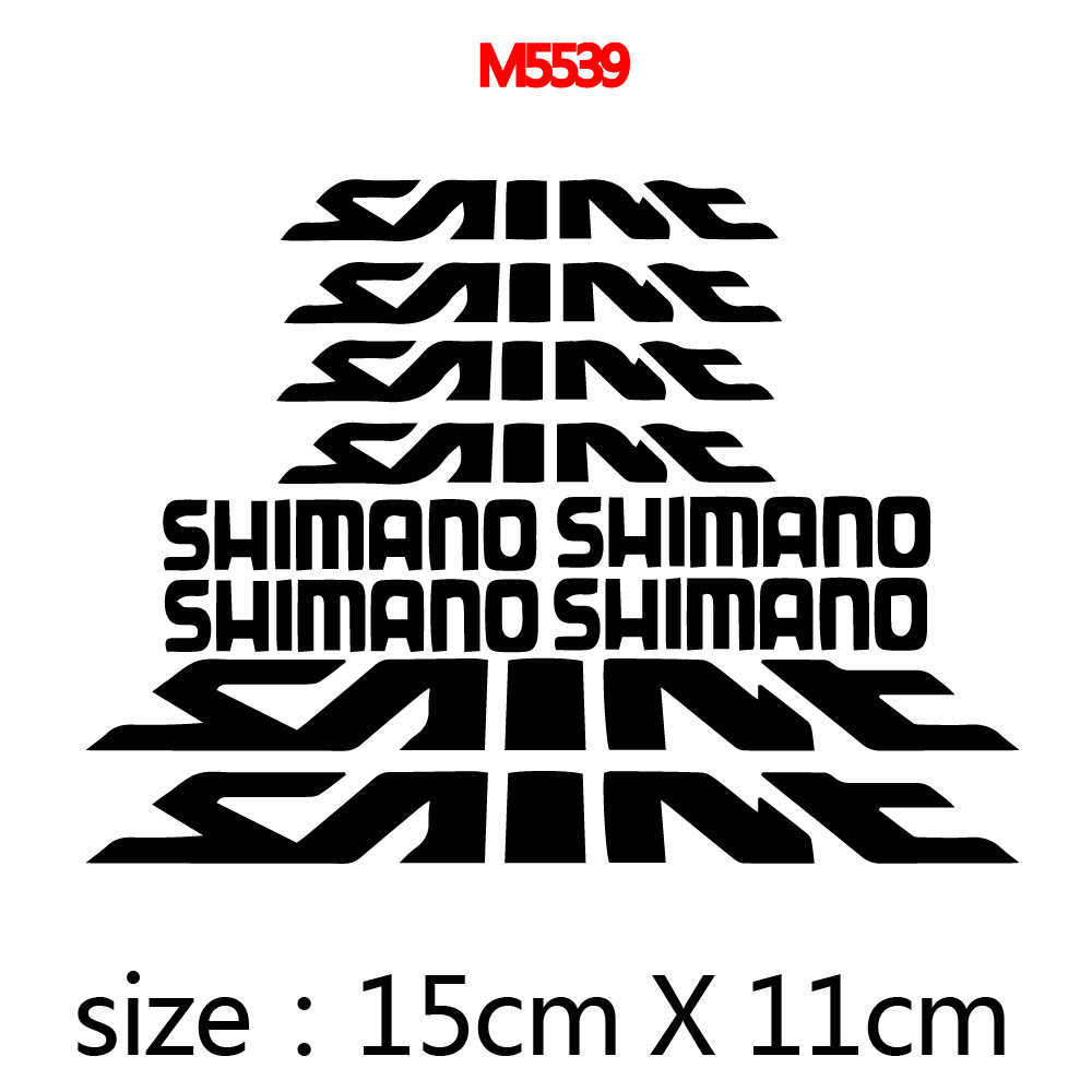 Reflective shimano-saint Stickers Cinelli for Road Bike Mountain Cycling Sticker MTB Bicycle Wheels 