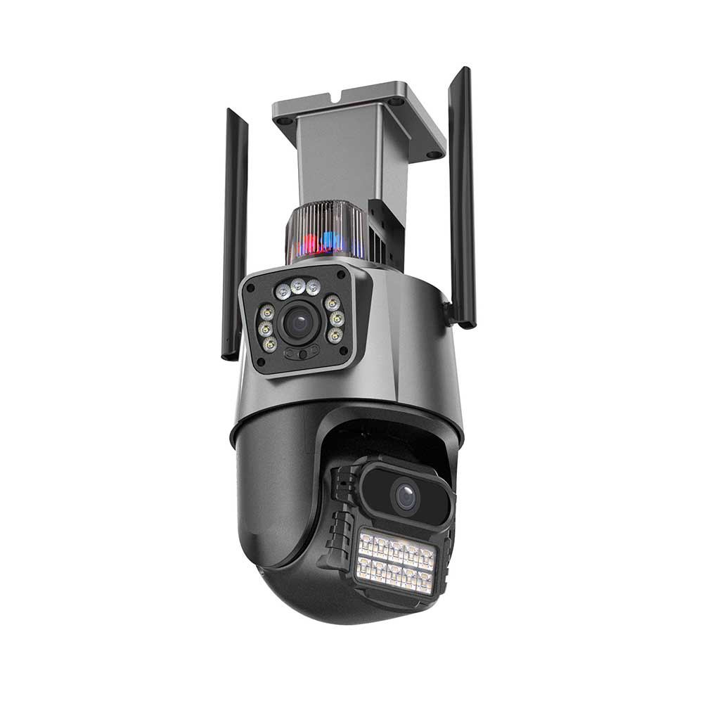 4K 8MP Dual Lens WIFI Camera 2K 4MP Dual Screen PTZ Camera Outdoor Auto Tracking Security Camera