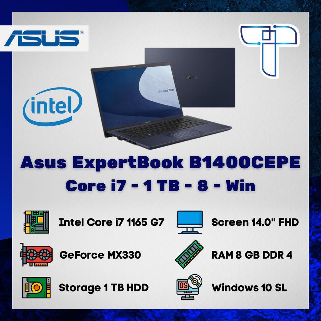 Laptop Notebook Asus Expertbook B1400CEPE - i7 - 1 TB - 8 - Win - VGA
