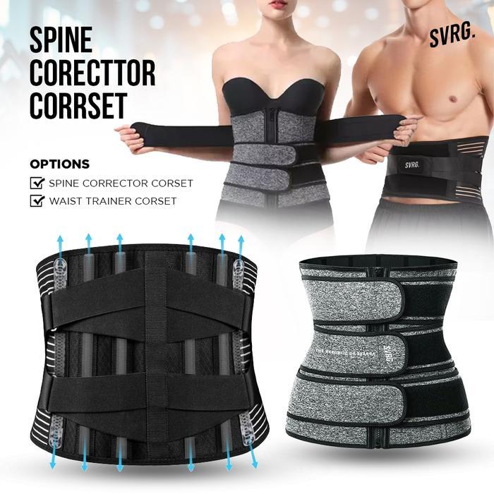 Spine Corrector Corset - SVRG - Korset Skoliosis - Korset Tulang - Aksesoris Gym