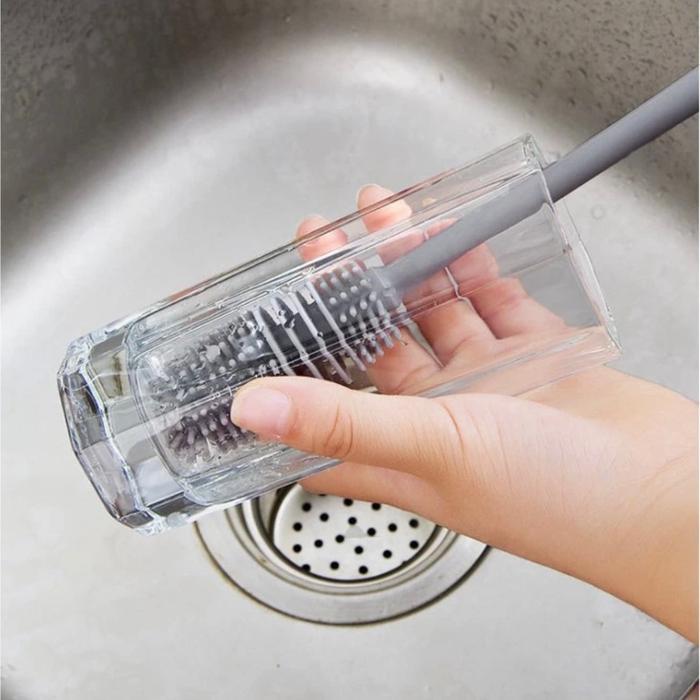 Sikat Botol Silikon / Pembersih botol silikon / sikat botol minum silikon