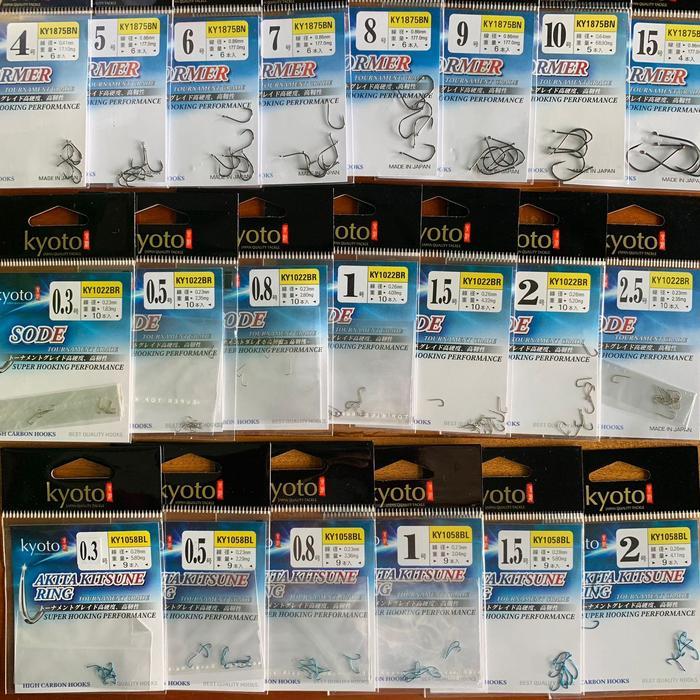 Kail Pancing Kyoto Akitakitsune, Sode dan Wormer bahan karbon tinggi