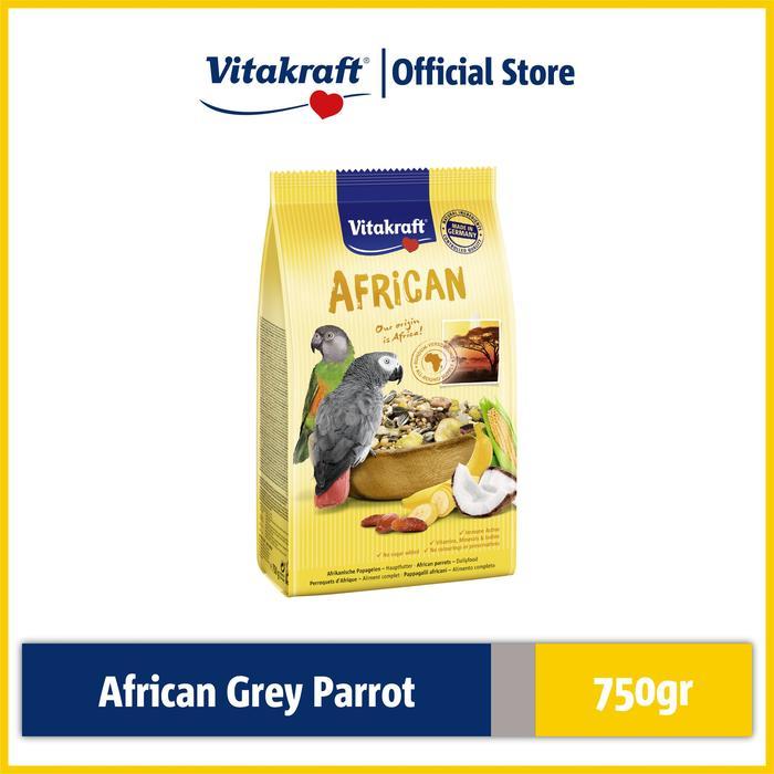 Vitakraft African 750 gr. Makanan untuk Grey Parrot