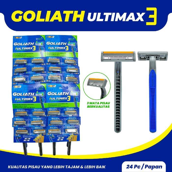 alat cukur GOLIATH ULTIMAX 3/mata pisau 3