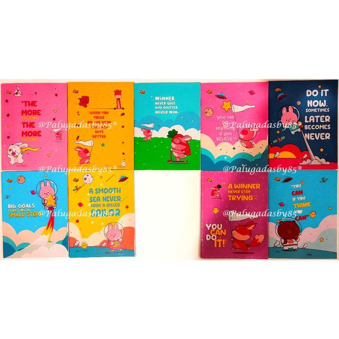 Kiky Buku Tulis Kiky 38 Warna (1 Pak Isi 10 Pcs) / Buku Kiky Warna 38 Motif Baru