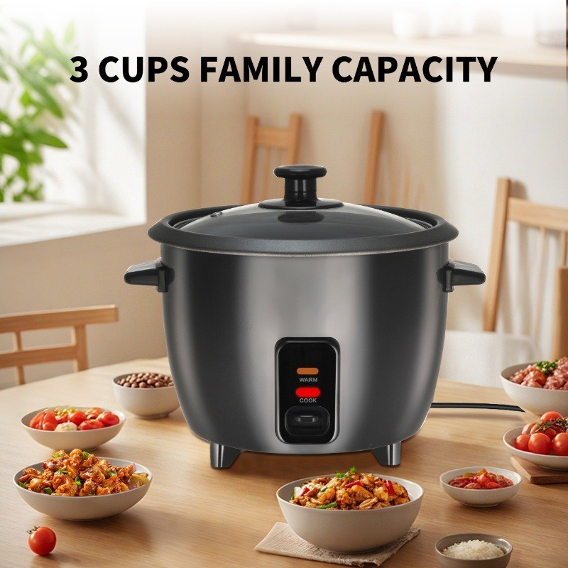 Household Rice Cooker Multifunctional Mini Small Rice Cooker Cross-border Stainless Steel Chassis