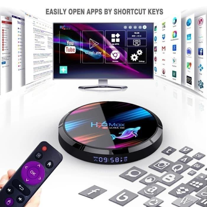 TERLARIS H96 MAX X3 TV BOX RAM 4GB ROM 64GB TV BOX ID 9.0 Selamat Berbelanja