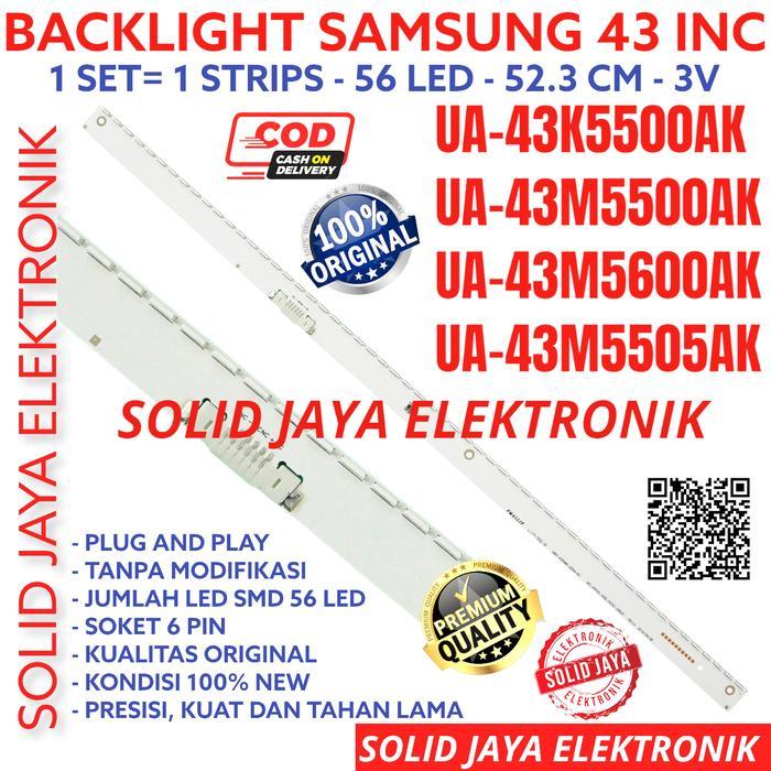 TERLARIS BACKLIGHT TV LED SAMSUNG 43 INC UA43K5500 UA43M5500 AK 43K LAMPU BL IN SALE