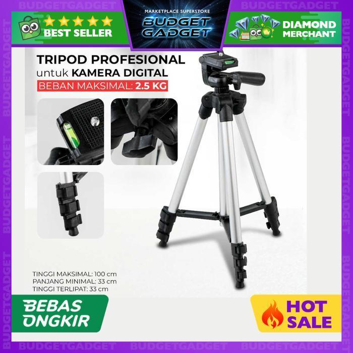 TRIPOD MINI PROFESIONAL KAMERA DIGITAL DSLR GOPRO MIRORLESS KODE 687