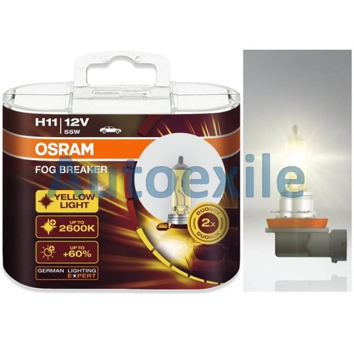 Osram Fog Breaker H11 2600K Kuning Pekat Fbr Yellow Lampu Mobil Avanza Veloz Agya Ayla Camry Ertiga