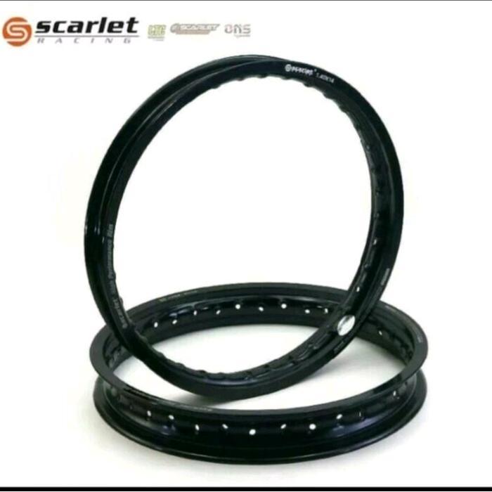 Velg Ring 16,Uk 140/160/185 Dpn Blkg 1Set,Original Scarlet,Universal,Vixion,Fu,Mio,Beat,Vario,Fino,N