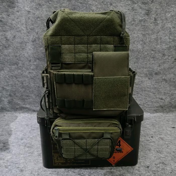 TERLARIS! Body Vest Black Warrior GEN 2 Hijau / Body Vest Tactical / Body Vest