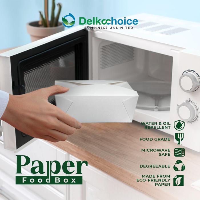 Thebest- Rice Box Takeaway Box Kemasan Makanan Foodpail Box Makanan Termurah