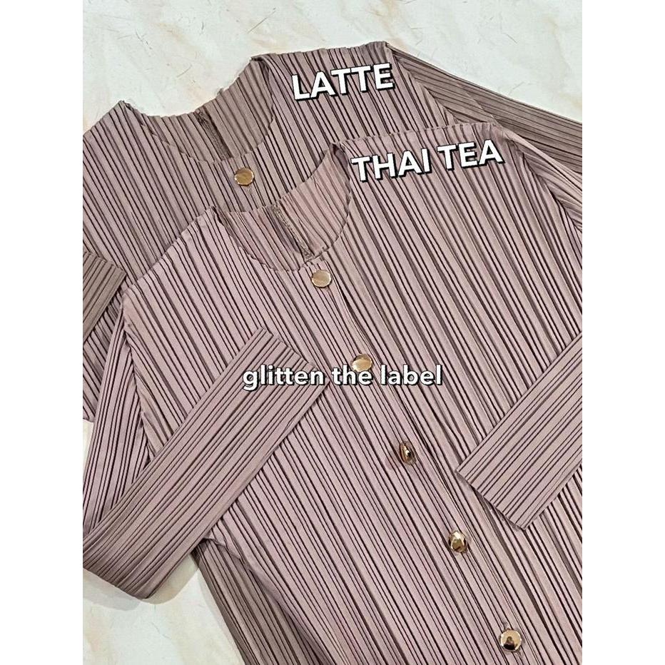 Pleats Top Cardigan / Cardigan Plisket Bb / Outer Plisket Bb / Atasan Plisket Bb / Pleats Top -