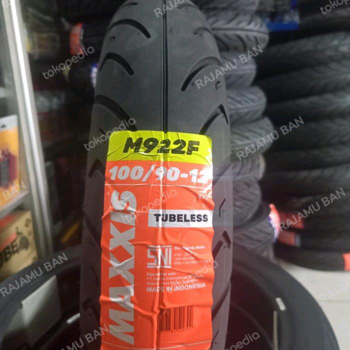 FREE PENTIL BAN MAXXIS 100/90-12 M922R TUBELESS BAN MOTOR