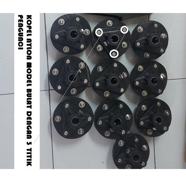 TERLARIS Kopel Kincir tambak Bahan Nylon model bulat dengan 3 titik pengancing SALE