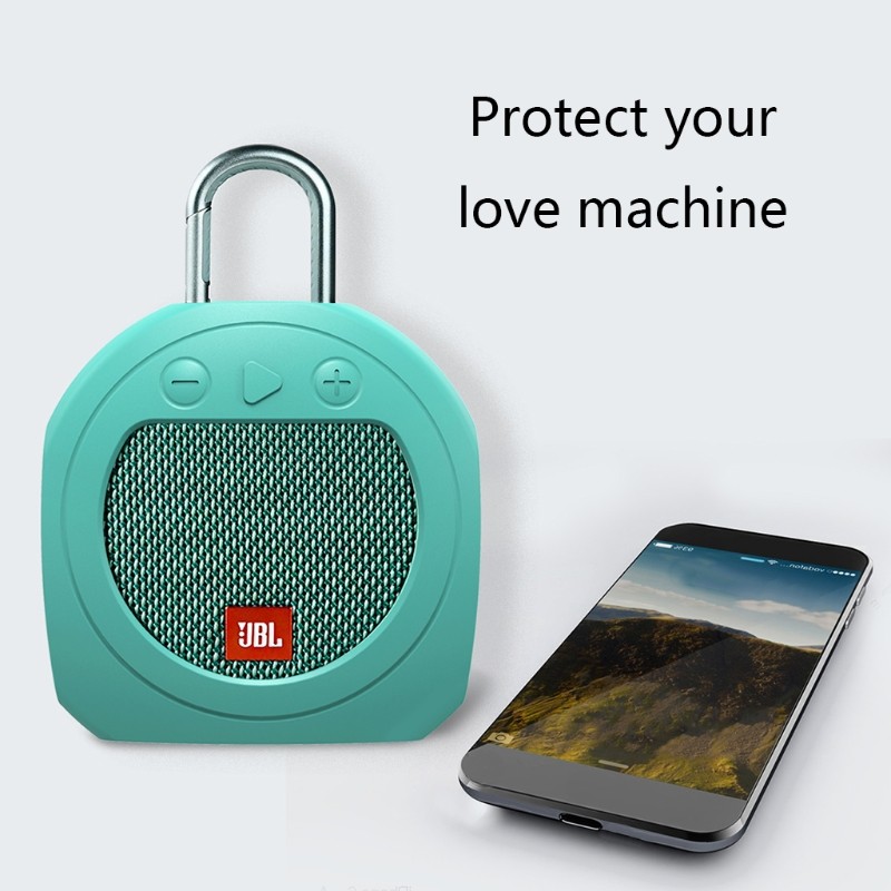Silicone Case Protective Cover for Shell Speaker for Case for JBL Clip 3 Clip3 Speaker Shockproof