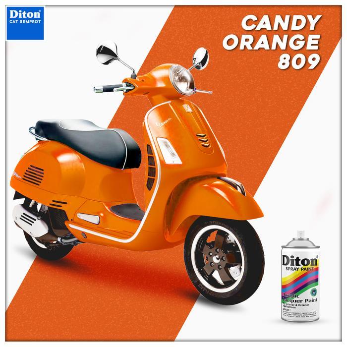Cat Semprot Diton - Candy Orange 809