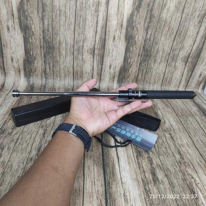Baton Stick otomatis size kecil / alat jaga diri / alat bela diri N1G252