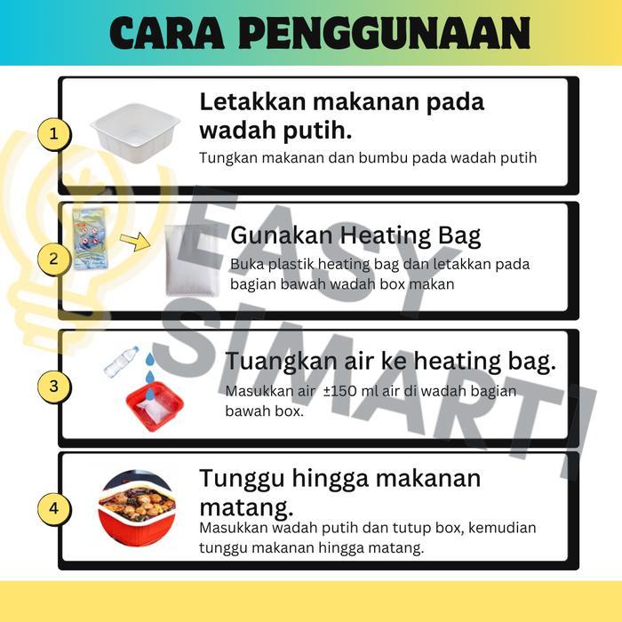 Self Heating Bag/ Pemanas Makanan Instant/ Masak Makanan Instan/ Alat Masak Camping/ Alat Masak