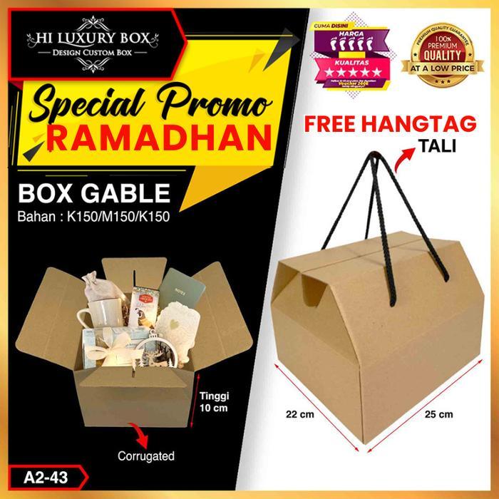 Dus Box Hampers Kardus Jumbo Gable Tentengan - A2-43