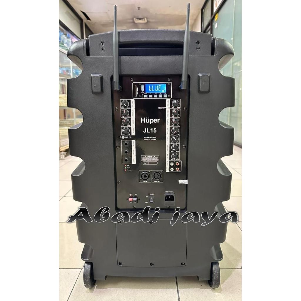 Speaker Portable Huper Jl15 Original Huper Jl15 Speaker Huper 15 Inch Terjamin