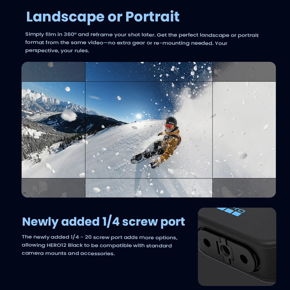 GoPro-Max 360 ? Panoramic Motion Camera, Anti-Shake Diving HD Touch Screen, Vlog Camera, Original