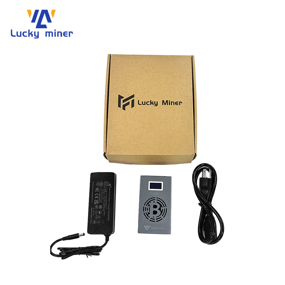 Lucky Miner LV06 500GH/s Bitcoin Miner BM1366 ASIC Chip Silent Desktop Solo Mining Support BTC BCH