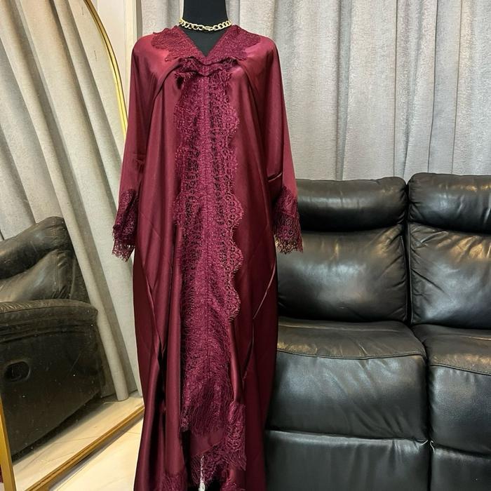 Best Seller Milimine Syafira Kaftan Dress Wanita Elegan Premium Fit Mewah Nyaman Flowy Original
