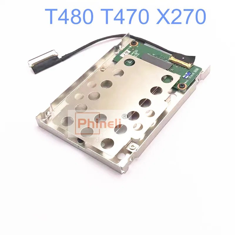 New For Lenovo ThinkPad X270 A475 T470 T480 SSD HDD NVMe M.2 Adapter Caddy & cable PCIE NVME