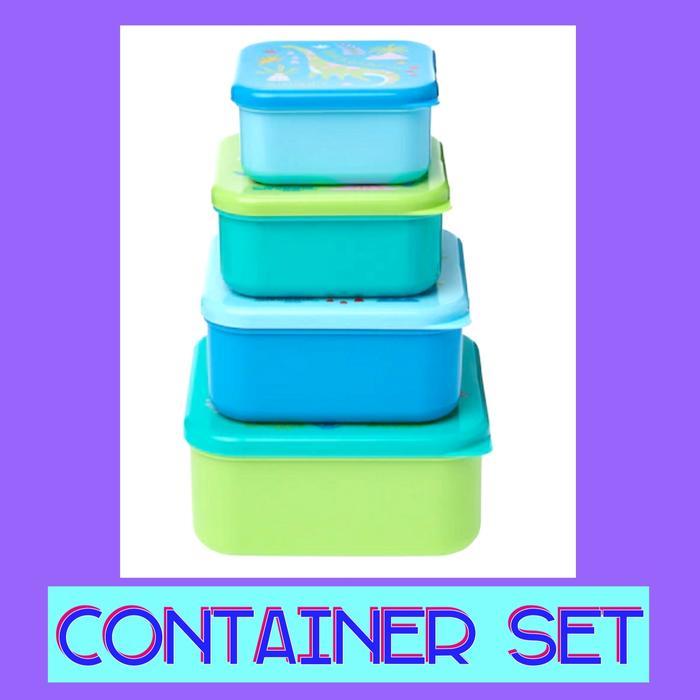 Smiggle Container Nest 4 in 1 . Kotak makan Smiggle Kotak Makan Anak