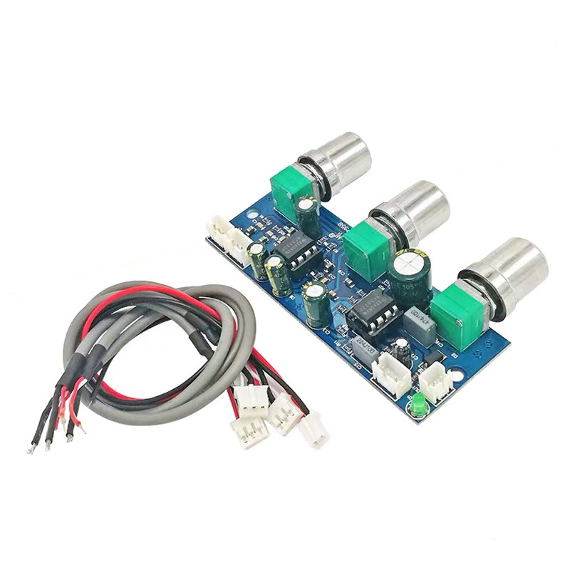 NE5532 2.1 Channel Tone Preamplifier Board Audio Equalizer Subwoofer Preamp Tone Control Bass Pre
