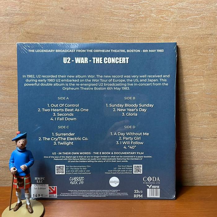 Piringan Hitam / Vinyl U2 - War - The Concert