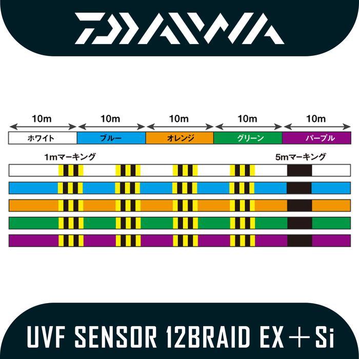 Senar Pancing Merk Daiwa Uvf Saltiga Sensor 12 Braid ExSi 400M