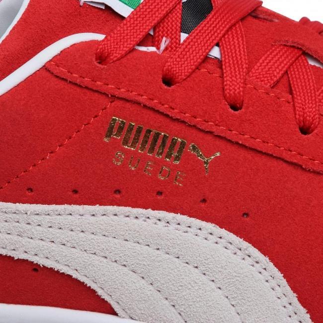 Sepatu Casual Puma Suede Classic Xxi High Risk Red-Puma Whi 374915 02