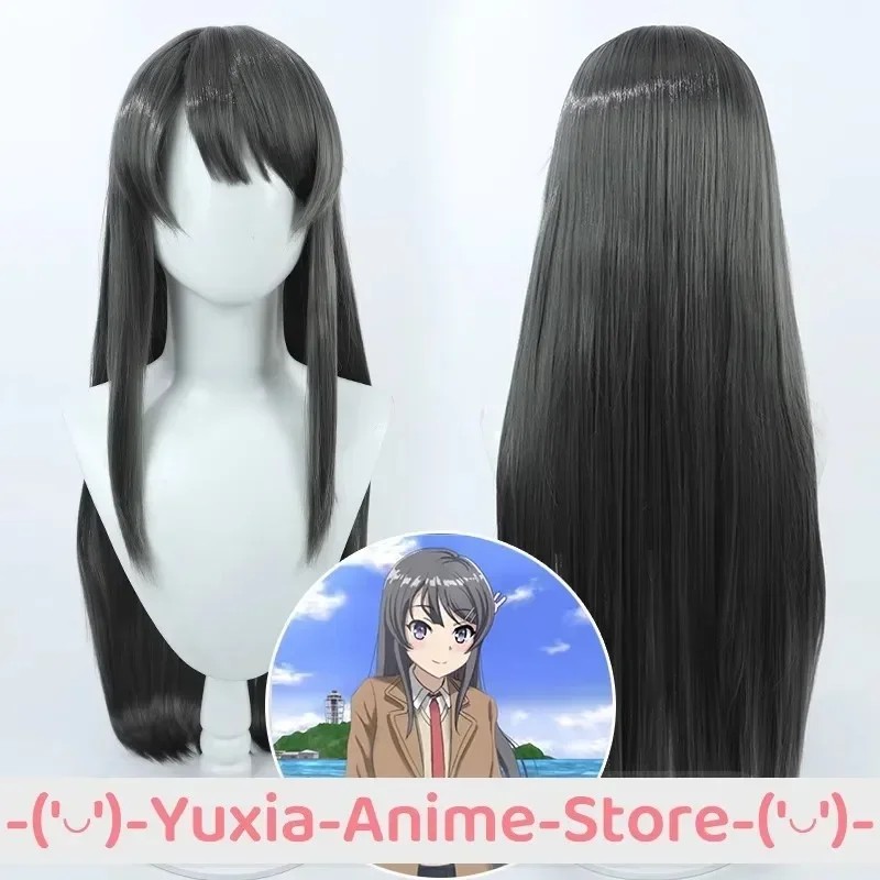 RASCAL DOES NOT DREAM BUNNY GIRL SENPAI MAI SAKURAJIMA COSPLAY WIG AND CAP ANIME ROLEPLAY WIGS PARTY