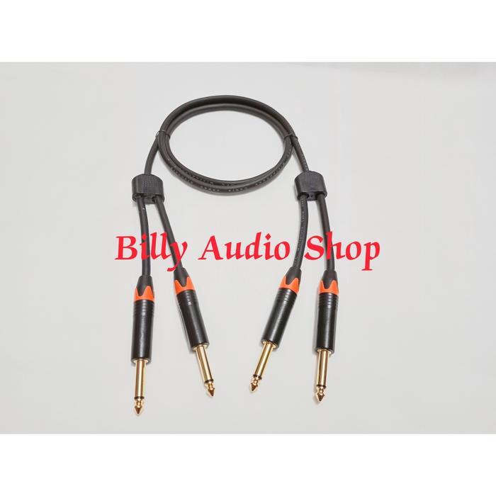 Kabel Audio Jack Akai Mono Cabang Ke Jack Akai Mono Cabang 50Cm Terbaik