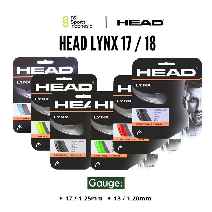 Senar Raket Tenis Head Lynx 17 / 1.25mm Tennis String