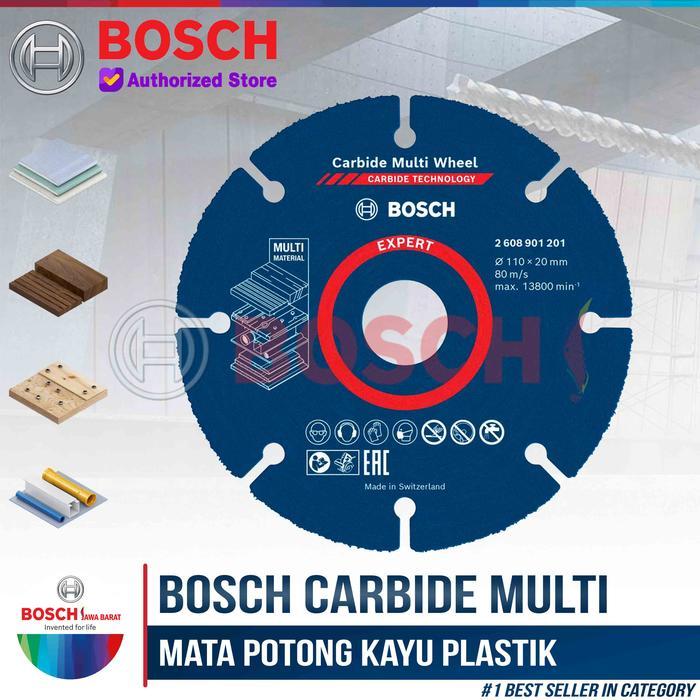 Bosch Carbide Multi Wheel Nail Plastic 4 Inch Mata Potong Kayu Plastik