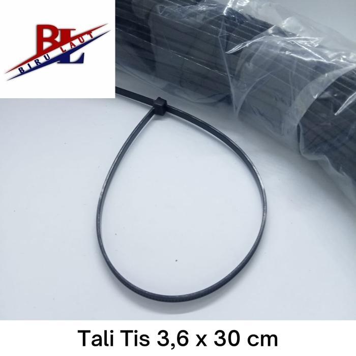 Tali Ties 30Cm Hitam / Kabel Ties 30Cm Hitam ( Isi 100Pcs)