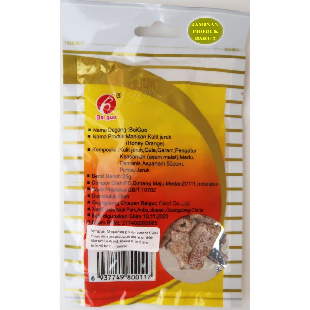 "New" Manisan Kulit Jeruk Madu Honey Orange