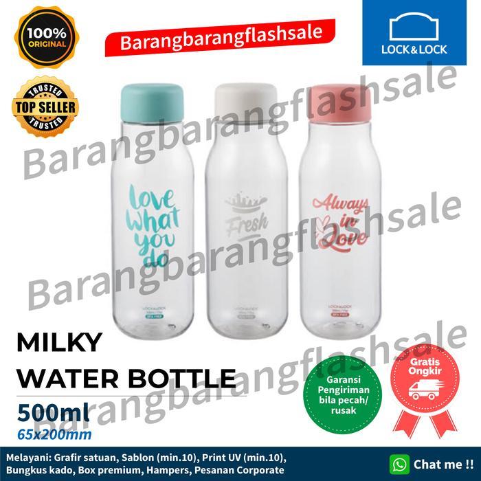 "New" lock n lock milky water bottle 500ml 500 ml botol minum
