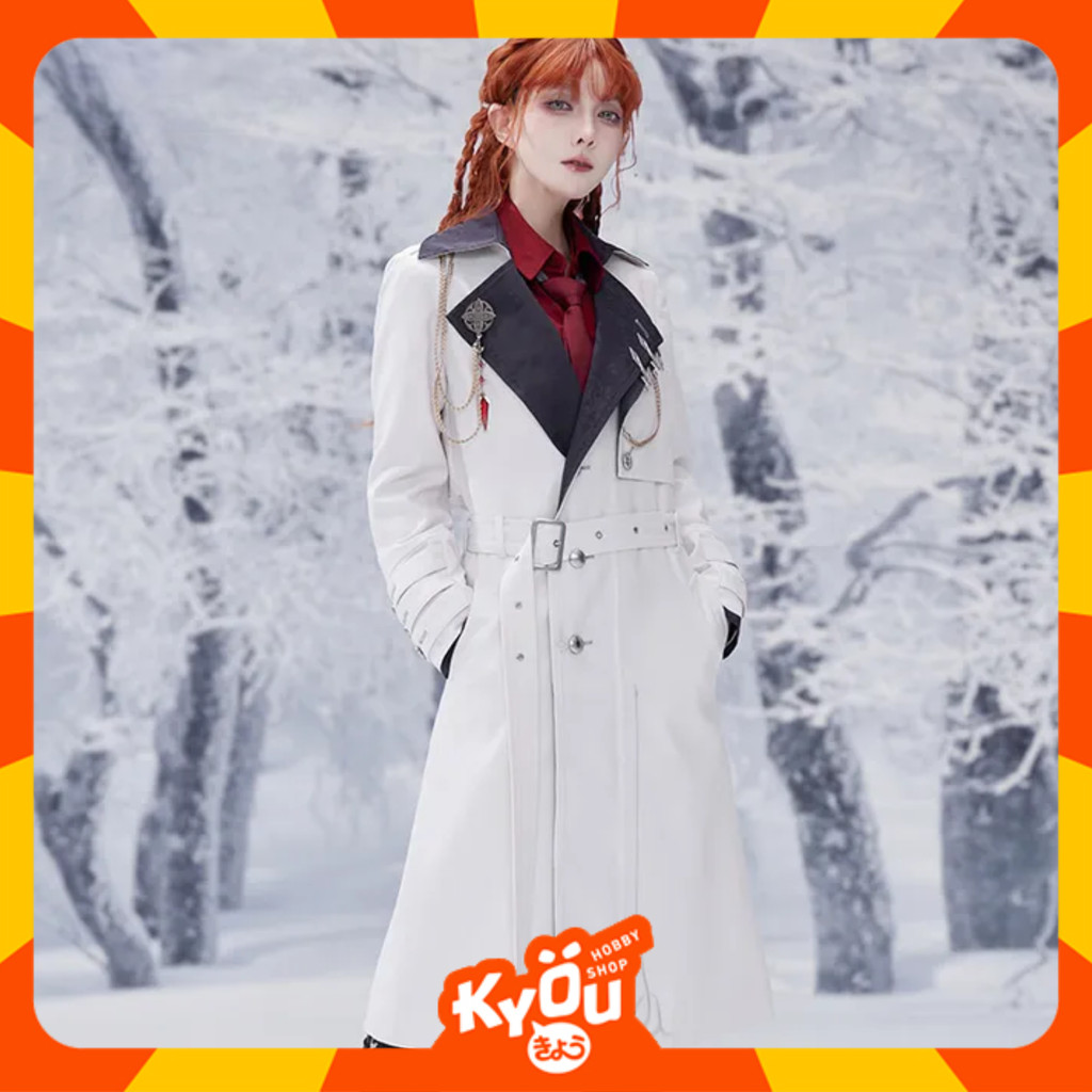 Arlecchino / The Knave Fatui Harbingers Fashion Frost and Flame Series Executive Long Jacket - Gensh