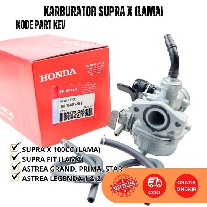 Karburator Supra X Lama - Supra Fit - Karbu Honda Astrea Grand - Karburator Komplit Supra X 100 KEV
