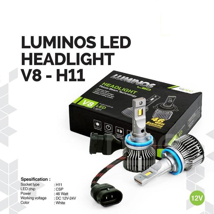 Luximos V8 Led Headlamp Foglamp H11 Innova Reborn Super Bright 46 Watt