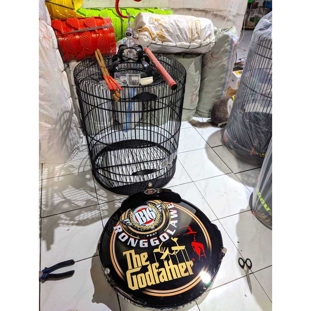 Sangkar Burung Murai Ronggolawe B16 PVC No.2 Kandang Murai EBOD JAYA