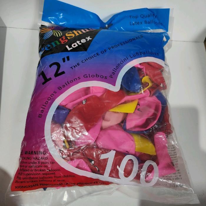 100 Pcs Balon Emoji Pack Balon Smile