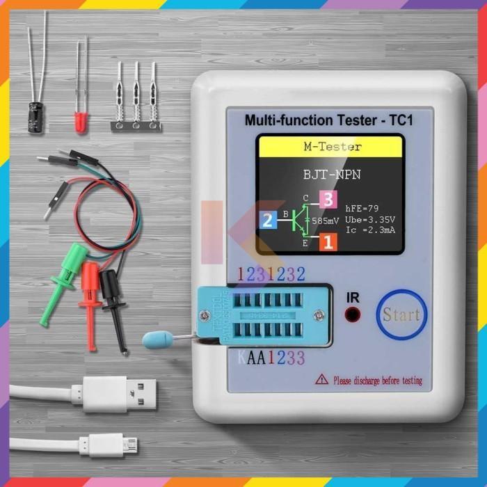 Multifunctional Tester Transistor Full Color Graphic Display - Lcr-Tc1